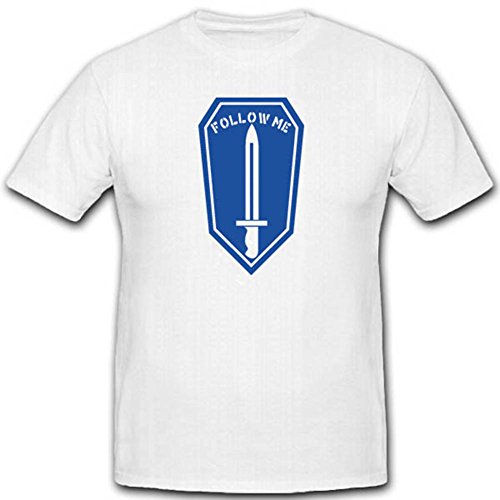 T-shirt militaire US Army Infantry School blanc XXXXL blason haute précision