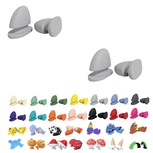 Shark Slides Fins Ice Cream Cone, 2Pair Cloud Shark Slipper With 3D Funny Fins Panda Strawberry Santa Hat Pumpkin Fire