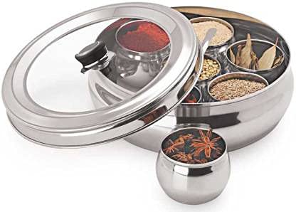 Taluka Stainless Steel Spice Box - 7 Containers -1