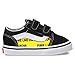 Old Skool x Don't Cross Fire Line Custom Handmade Uni-Sex Toddlers Shoes By Patch Collection