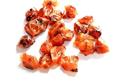 Image of 100 GM Natural Carnelian Rough Raw Rock Healing Crystal Gemstones