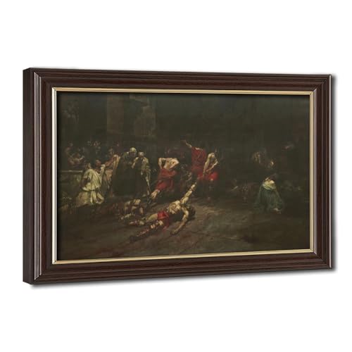 Impression sur toile Spoliarium Juan Luna tableau salon 50x75 cm