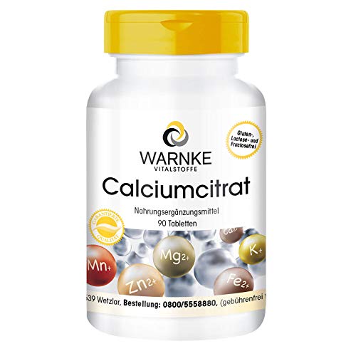 Calciumcitrat - 300mg Calcium pro Tablette - 90 Tabletten - vegan Cover
