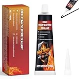 INNOVAYOU 100ml Oven Heat Resistant Glue, High Temperature Adhesive Fixes Cracks High Temperature Resistance, High Temp Glue Suitable for Oven, Grill, Microwave
