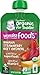 Gerber Organic Baby Food Pouches, Toddler, WonderFoods, Banana Strawberry Beet & Oatmeal, 3.5 Ounce