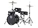 Ludwig LC178X016 Questlove Pocket Kit 4-Piece Drum Set-Black Sparkle Finish, inch