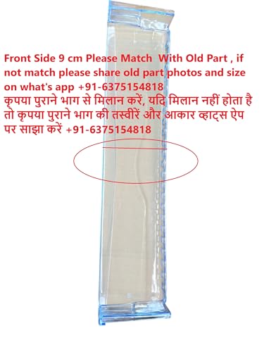 Image of SANAVYA Bottle Shelf for Haier Wave Type Fridge Refrigerator Bottle Rack Compatible with | Model: Videocon Side Height 8.5 cm Front 9 cm