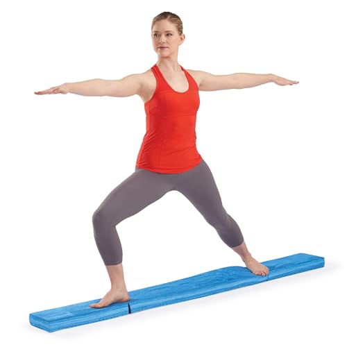 OPTP Balance Beam for Balance Training and Rehabilitation — Foam Balance Pad and Foldable Balance Beam for Physical Therapy, and Performing Stabilization and Coordination Exercises