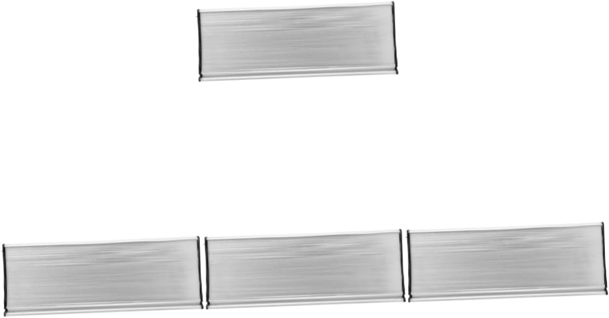 4pcs Name Plate for Doors Blank Sign Plate for Office Room Sign Versatile Use for Decoration Personalization Material for Lasting Appeal