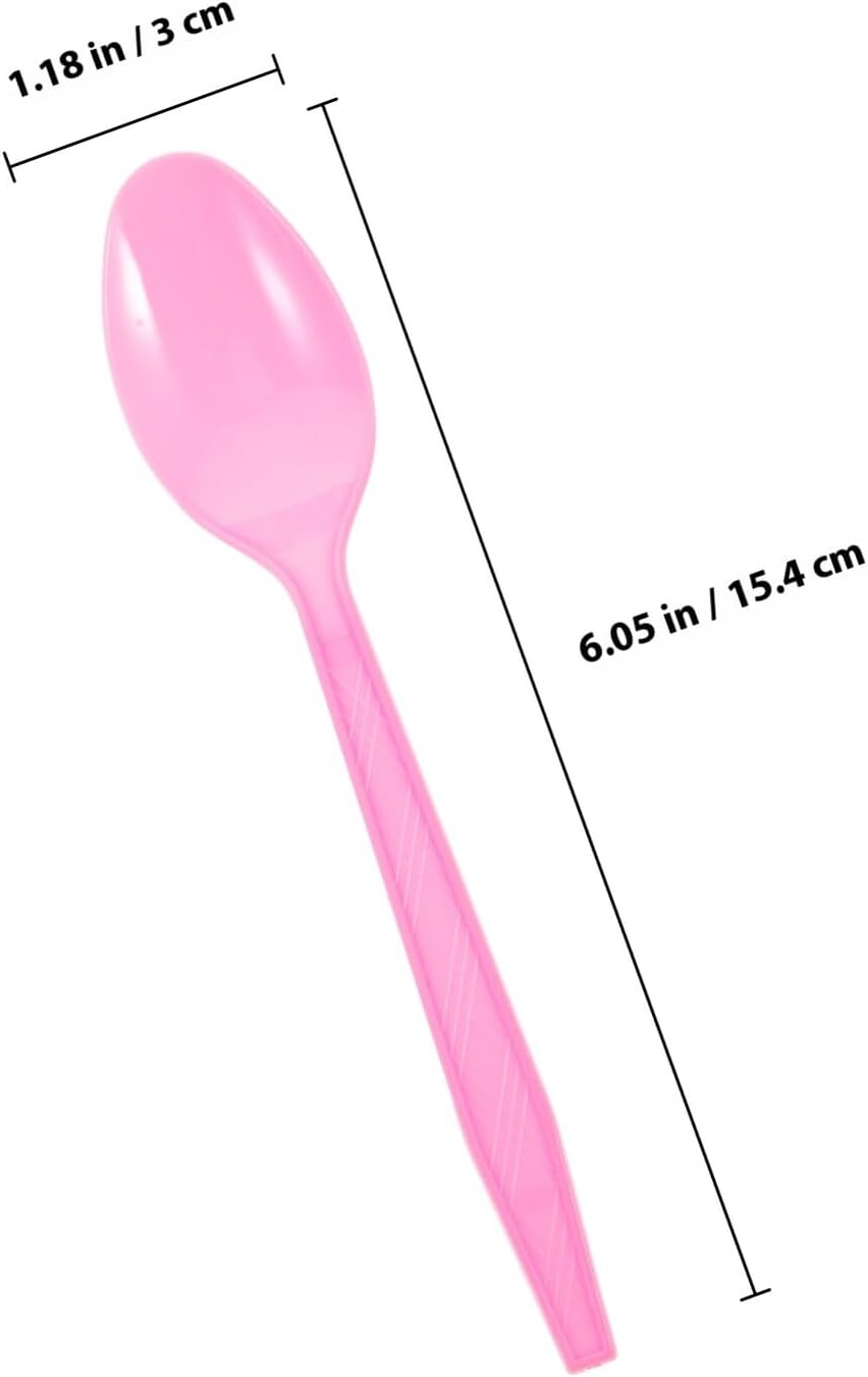 Disposable Plastic Silverware Cutlery Set 3 Sets 36 Pieces (12 Forks, 12 Spoons, 12 Knives) Party Tableware Set Single Use for Birthday and Events