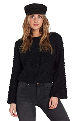 Billabong Women's Off The Beat Sweater, Black, S #TOP14