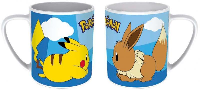 Image secondaire de Tasse Pokémon Pikachu & Evoli en céramique - 325 ml