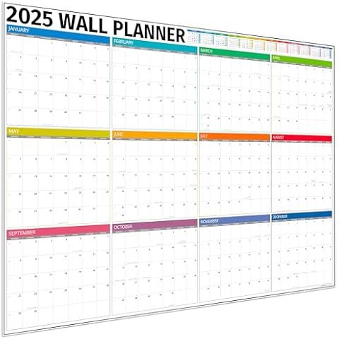 2025 A1 Wall Planner for Family and Office Cover