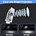 LED Car Door Logo Projector Lights, 4 Pack HD Logo Puddle Lights Compatible with BMW 1/3/4/5/6/7/X Series, Waterproof Door Welcome Light with Flame Retardant Shell
