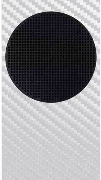 Skinit Decal Gaming Skin Compatible with Xbox Series S Console - White Carbon Fiber Specialty Texture Material Design