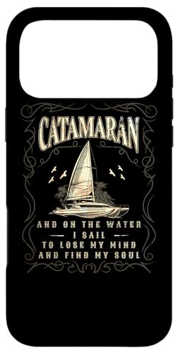 セーリングヨット、セーリングセイルボート、カタマランボート, Catamaran-boat スマホケース iPhone 17 Pro Max 用