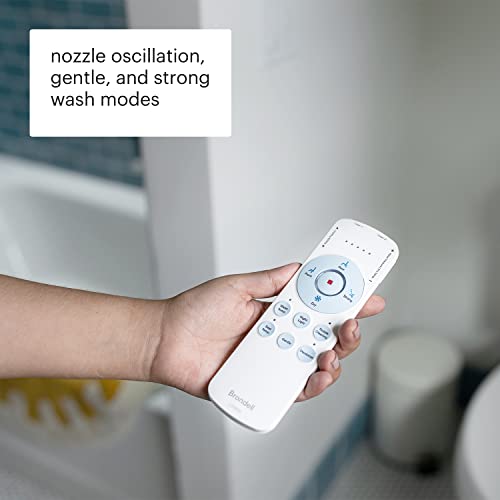 Brondell Ls1800-Ew Swash Electric Bidet Toilet Seat With Oscillating Stainless Steel Nozzle, Warm Air Dryer, Heated, Night Light, Gentle Close Lid, Thin Profile, Remote Control, Elongated #TOP4