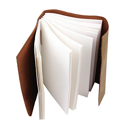 Image of CAVALO - Be Unique Leather Diary, Brown Colour Antique Handmade Leather Bound Notepad for Men and Women 5x7 Inches, Gift for any one (Heart of Heart)