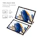 ProCase Smart Case for Galaxy Tab A8 10.5, Slim Stand Hard Back Shell Protective Smart Cover Case for Galaxy Tab A8 10.5 Inch 2022 SM-X200 X205 X207 -Rosegold