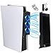 Aedcbaide Lüfter für PS5, externer USB-Kühler, Spielekonsolen-Lüfter mit zusätzlichem USB 3.0-Anschluss für Sony Playstation 5 Digital Edition, externer Anschluss für Playstation 5-Spiele