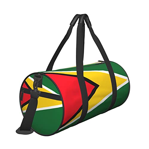 Guyana Flag Duffel Tote for Men and Women Backpacking Travel and Storage Shoulder Bag3