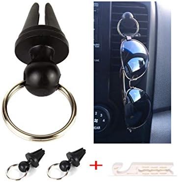 3-Pak Air Vent Sunglass and Eyeglass Holder Hanger for Car and Truck