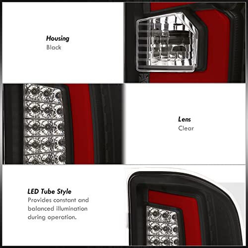 Ajp Distributors Led Drl Bar Rear Brake Tail Lights Stop Lamps Housing Assembly Left Right Compatible/Replacement For Silverado 1500 2500 3500 2007 2008 2009 2010 2011 2012 2013 07 08 09 10 11 12 13 #TOP4