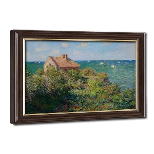 Chalet de pêcheur Varengeville Monet toile pour habiller un mur vide