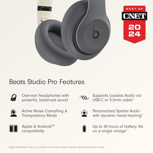 Image of Beats Studio Pro with AppleCare+ for Headphones (2 Years) - Sand Gray