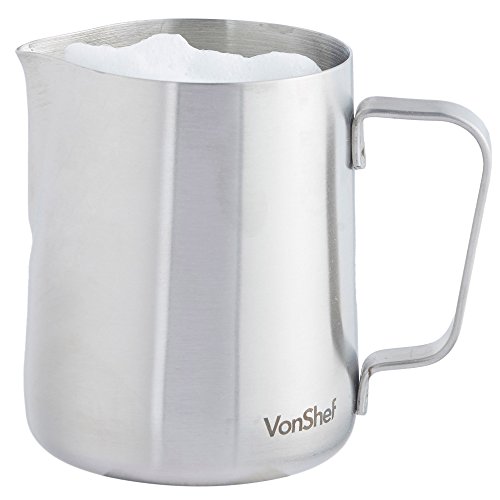 Milk Frothing Pitcher Size 4.72" H x 4.48" W x 4.02" D Buy Online in