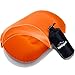 Campingkissen - Reisekissen I Aufblasbares Kissen für die Reise, Camping, Trelkking, Strand I Strandkissen, Kopfkissen, Schwimmkissen I Orange I mit Bezug