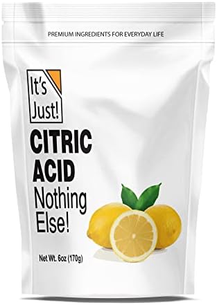 It's Just - Citric Acid, Food Grade, Non-GMO, Bath Bombs (6 Ounces)