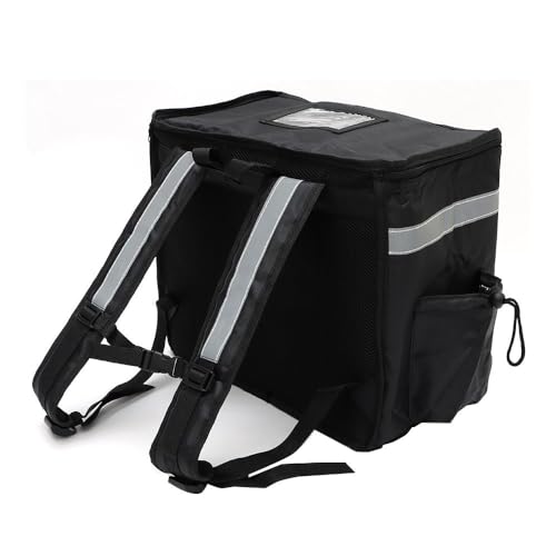 AllGIFT Picnic Bags Thermal With Cup Holders Food Warmer Bags Easy Clean Black Reusable Cooler Bag Food & Drink Delivery