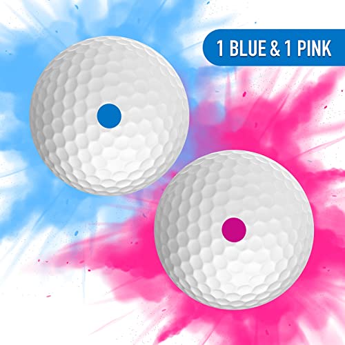 Izzo Gender Reveal Exploding Golf Balls Boy or Girl