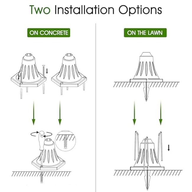 66 Metal Solar Lamp Post Light Solar Pole Light Post Lighting