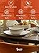 Sweese Porcelain Serving Bowls Set, 10-42 oz, Versatile for Salad, Soup, Snacks, Microwave Dishwasher Safe, White