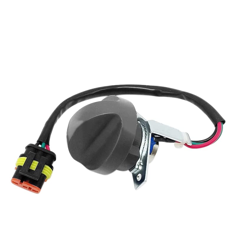 DXSDW-EC-01-J ECS005590 Throttle Knob Switch Dial Fuel for Sany SY55 SY65 SY75 SY95 SY105 SY135 SY215 SY235 SY265 Excavator (high)