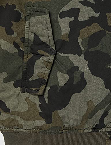 Urban Classics Giacca Vintage Mimetica in Cotone