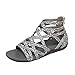 Sandali da donna ortotici comfort infradito stile infradito sandali piatti fibbia zip perizoma sandali casual Hollow croce cinturino sandali piatti