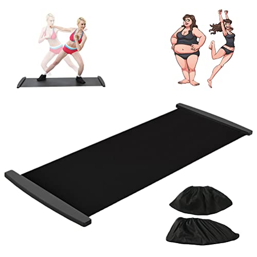 Slide Board with End Stops Allenamento dell'equilibrio e della forza può allenare efficacemente la stabilità e la capacità delle persone di regolare il baricentro e allenare l'equilibrio e la forza degli arti inferiori.