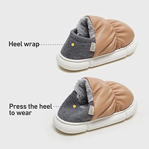 utune Slippers for Women House Slippers for Men Warm Thick Sole Non-Slip Fuzzy Shoes for Indoor and Outdoor4