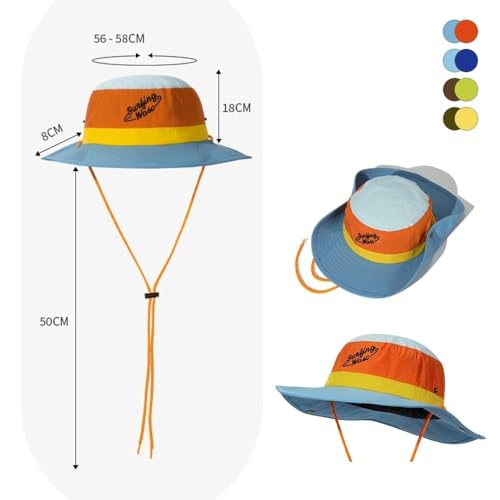 Sombrero impermeable de bloque de color para exterior miniatura 3