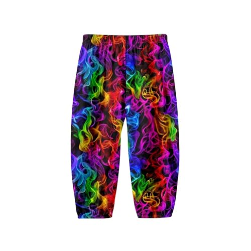 Image of Unisex Little Kids Yoga Trousers Bohemian Beach Pants Baggy Harem Activewear for Boys and Girls Age 3-10