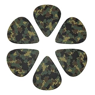 Ensemble de 6 médiators de guitare à motif camouflage pour guitare acoustique, guitare électrique, basse, ukulélé – fin… - Les Beatles, Paul McCartney, John Lennon, RIngo Starr, George Harrison Ensemble de 6 médiators de guitare à motif camouflage pour guitare acoustique, guitare électrique, basse, ukulélé - fin… – Image 4