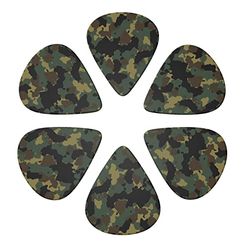 Ensemble de 6 médiators de guitare à motif camouflage pour guitare acoustique, guitare électrique, basse, ukulélé – fin… - Les Beatles, Paul McCartney, John Lennon, RIngo Starr, George Harrison Ensemble de 6 médiators de guitare à motif camouflage pour guitare acoustique, guitare électrique, basse, ukulélé - fin… – Image 5