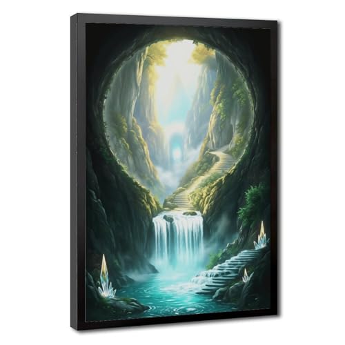 Poster The Sunveil Passage voyage visuel sur toile tendue pour chambre moderne