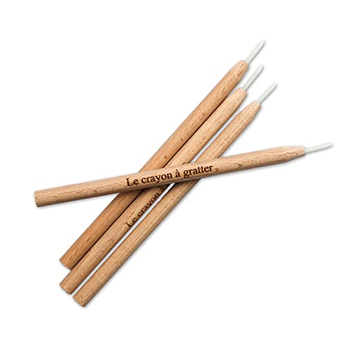 Set de 4 lápices de fibra para restauración miniatura 1
