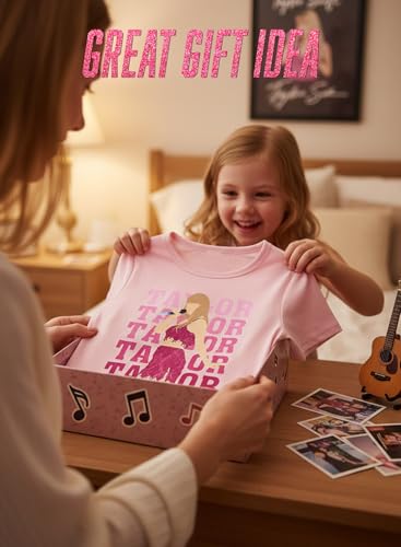 Image of Girl Country Music T-Shirt - Kids Singer Letters Graphic Birthday Shirts Gifts Fan Song Tour Concert Outfit Top