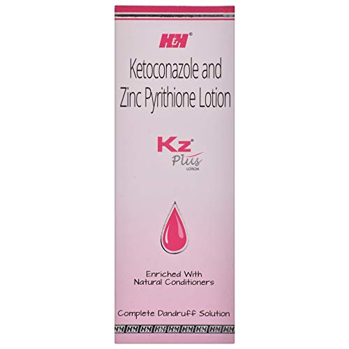 Image of Kz Plus - Bottle of 75ml Lotion with Ketoconazole and Zinc Pyrithione