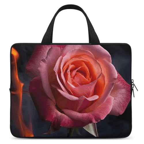 Sac ordinateur portable rose bandoulière contre les chocs urbains